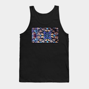 Artistic Peacock Design Pattern Tank Top